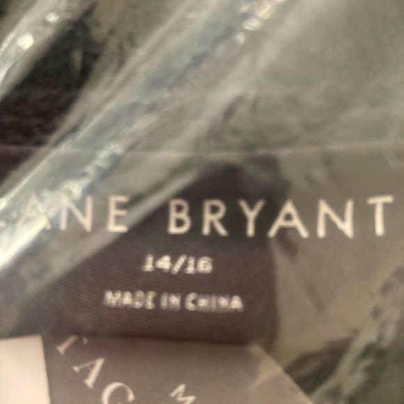 Lane Bryant Plus Size Dress Color Black & White Size 14/16 - Picture 8 of 8